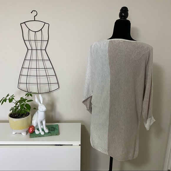 Colour block tunic sweater. - Picture 4 of 4